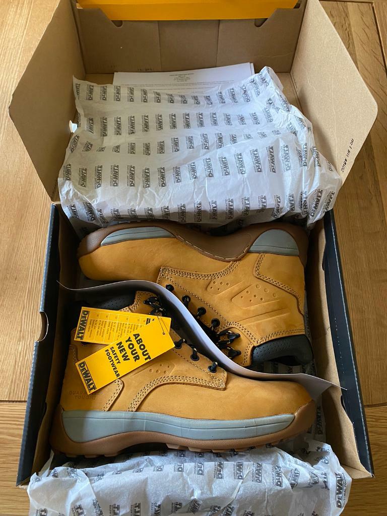 dewalt bolster safety boots honey